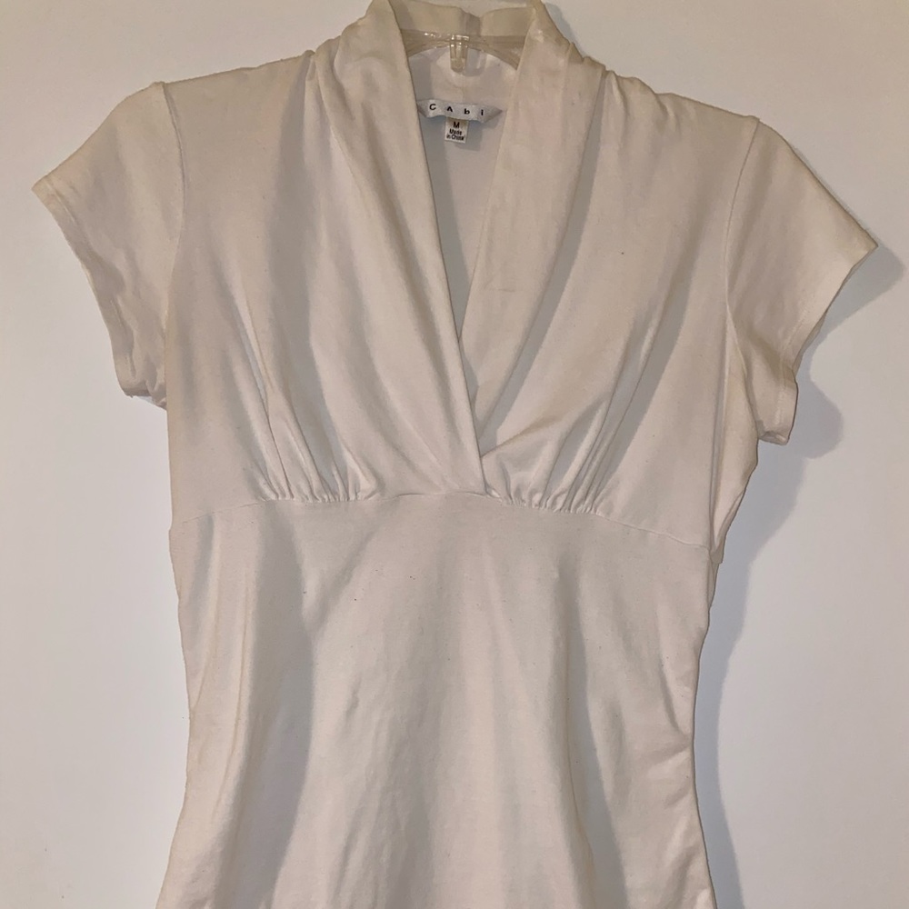 CAbi white tee 317